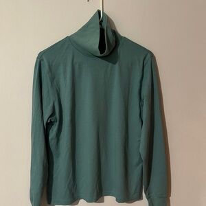 L.L. Bean Seafoam‎ Turtleneck Top